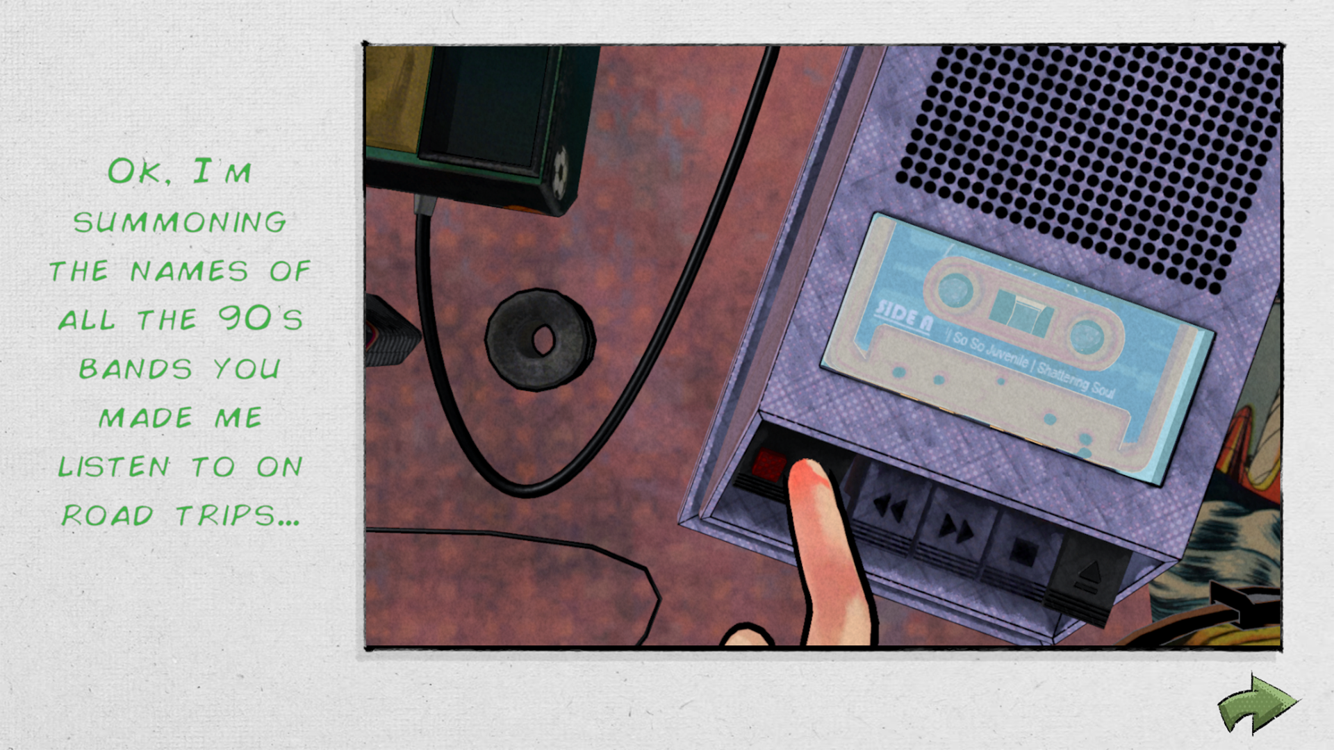 Play tape screenshot